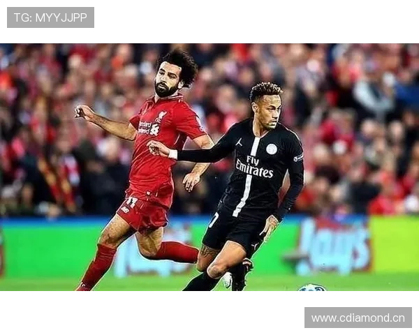 内马尔与萨拉赫在进攻触点上出现分散趋势